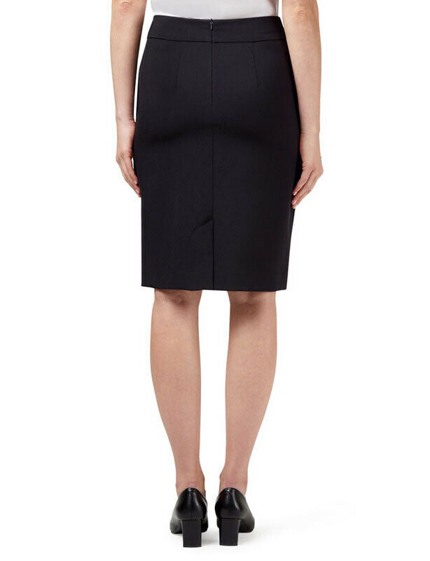 NNT Womens Business Helix Dry Poly Pencil Skirt Detail Invisible Zip CAT2NH-Collins Clothing Co