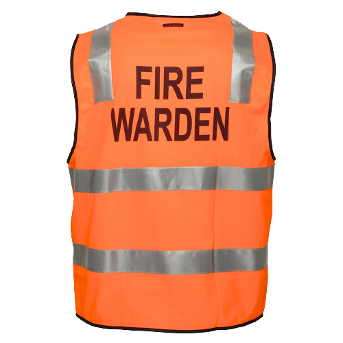 Portwest Fire Warden Zip Vest D/N 2 Tone Reflective Tape Work Safety MZ104-Collins Clothing Co