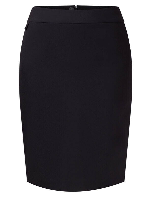 NNT Womens Business Helix Dry Poly Pencil Skirt Detail Invisible Zip CAT2NH