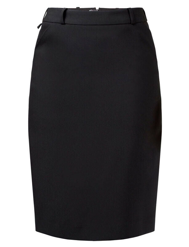 NNT Womens Helix Dry Poly Pleat Skirt Waist Band Detail Zip Business CAT2NJ-Collins Clothing Co