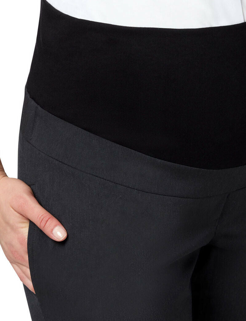 NNT Womens Formal Stretch Maternity Pants Flexible Twill Straight Pant CAT3J0-Collins Clothing Co