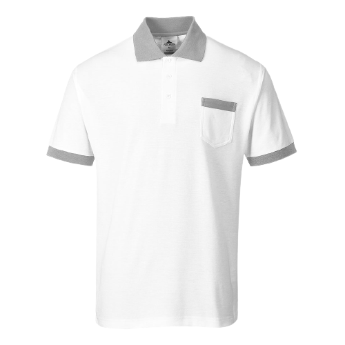 Portwest Painters Pro Polo Poly Cottin Rib Collar Short Sleeve Shirt KS51-Collins Clothing Co