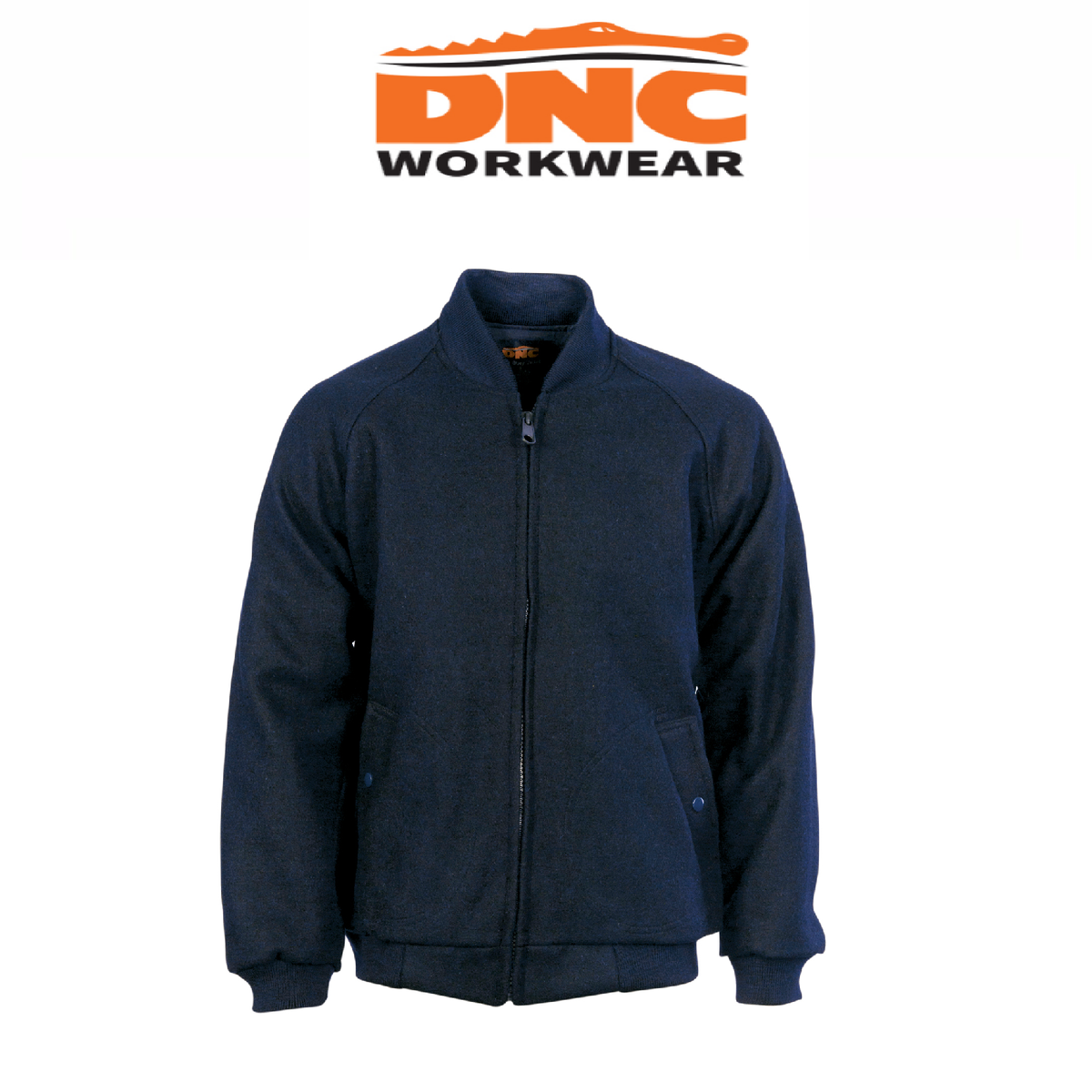 DNC Workwear Urban Jacket Flying Jacket - Plastic Zips Winter Work Wear 3605