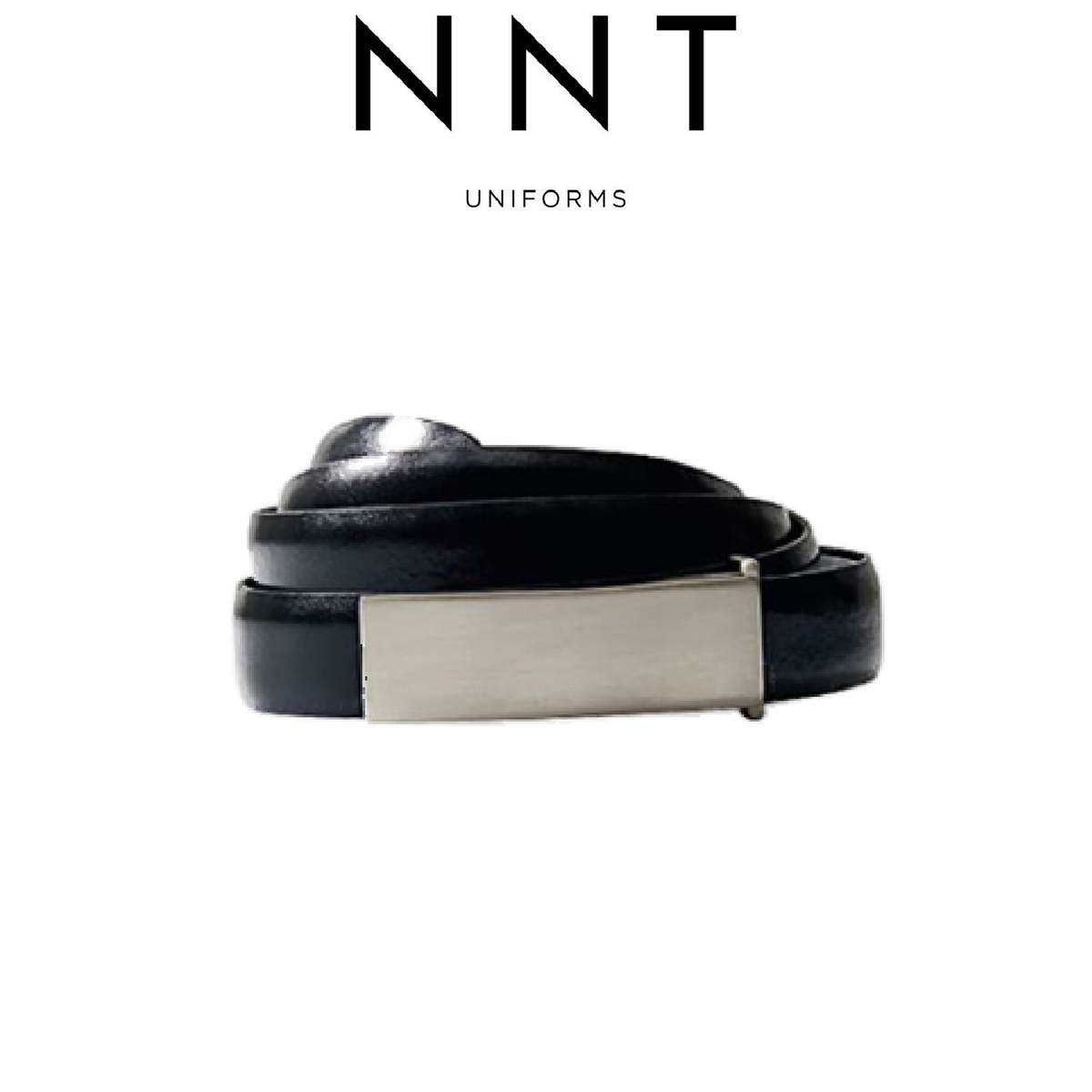NNT Womens Femal Slimline Leather Belt Nickel Buckle CAT01V