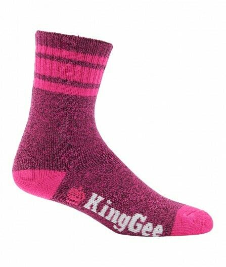 KingGee Women's Bamboo Socks 3 Pack Comfort Breathable Work Warm Soft K49015-Collins Clothing Co