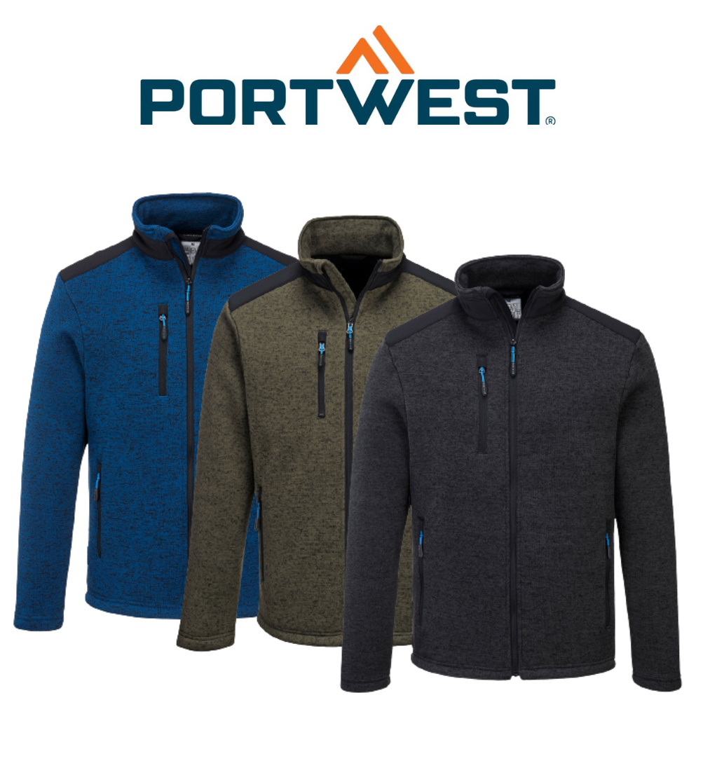 Portwest KX3 Performance Fleece Front Zip Opening Long Sleeve Jacket T830