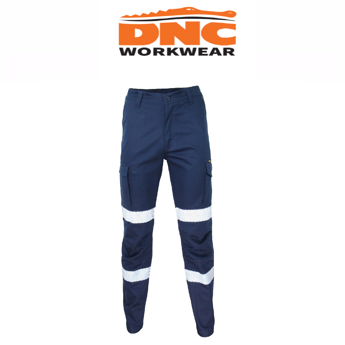 DNC Workwear Men SlimFlex Cushioned Knee Pads Biomotion Segment Taped Cargo 3372