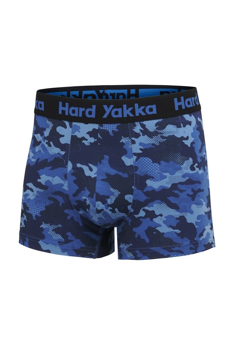 Hard Yakka Mens Cotton Trunk 5 Pack Elastic Waistband Trunks Underwear Y26578-Collins Clothing Co