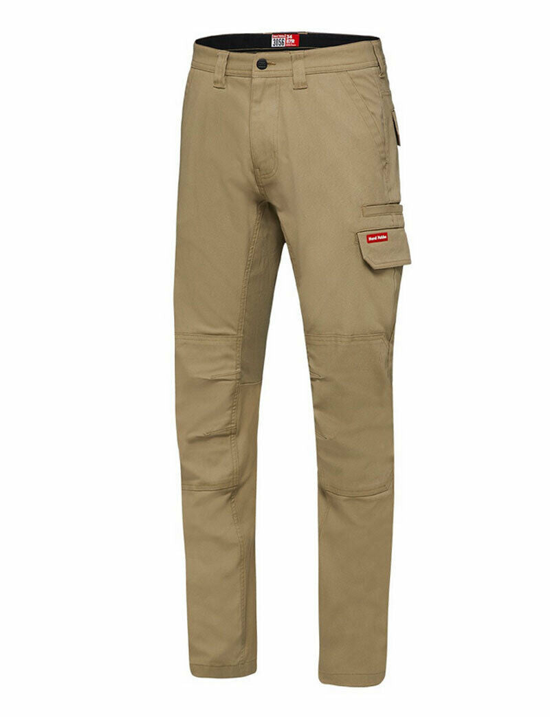 Hard Yakka Mens 3056 Stretch Canvas Cargo Pants Tough Slim Comfort Work Y02880-Collins Clothing Co