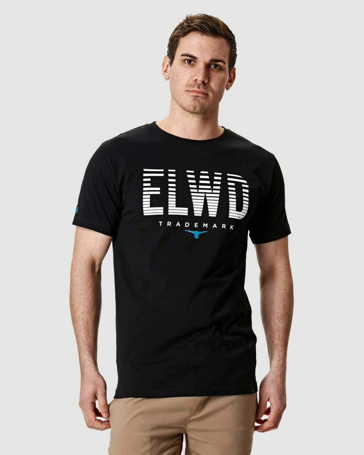Elwood Mens Slice Tee Cotton Short Sleeve Stretch T-Shirt Work Casual EWD813