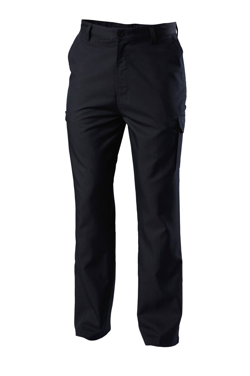 Mens Hard Yakka Cargo Workwear Pants Black Midnight Blue Safety Y02590-Collins Clothing Co