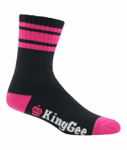 KingGee Women's Bamboo Socks 3 Pack Comfort Breathable Work Warm Soft K49015-Collins Clothing Co