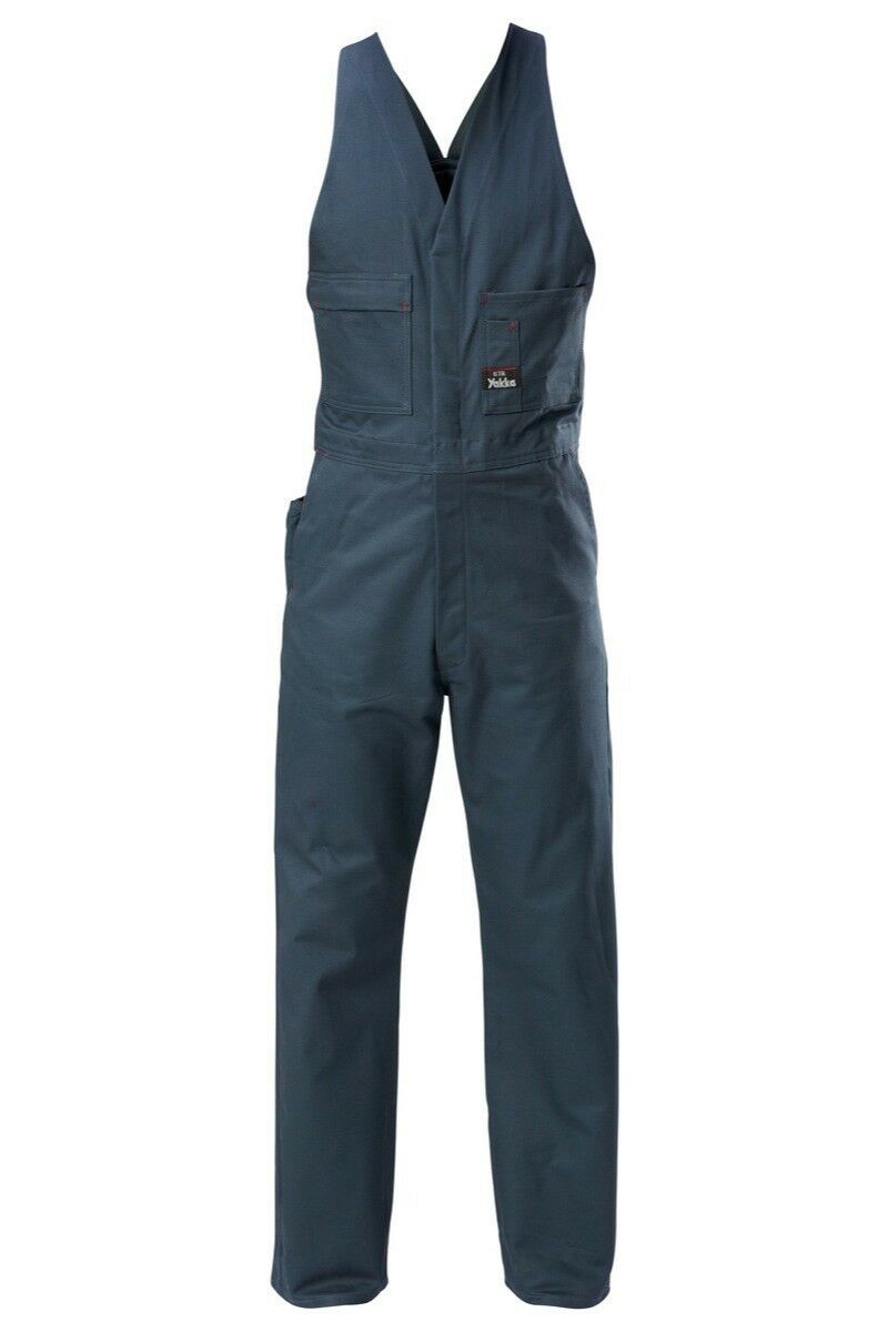 Hard Yakka Foundations Action Back Phone Pocket Tradesman Overall Y01555-Collins Clothing Co