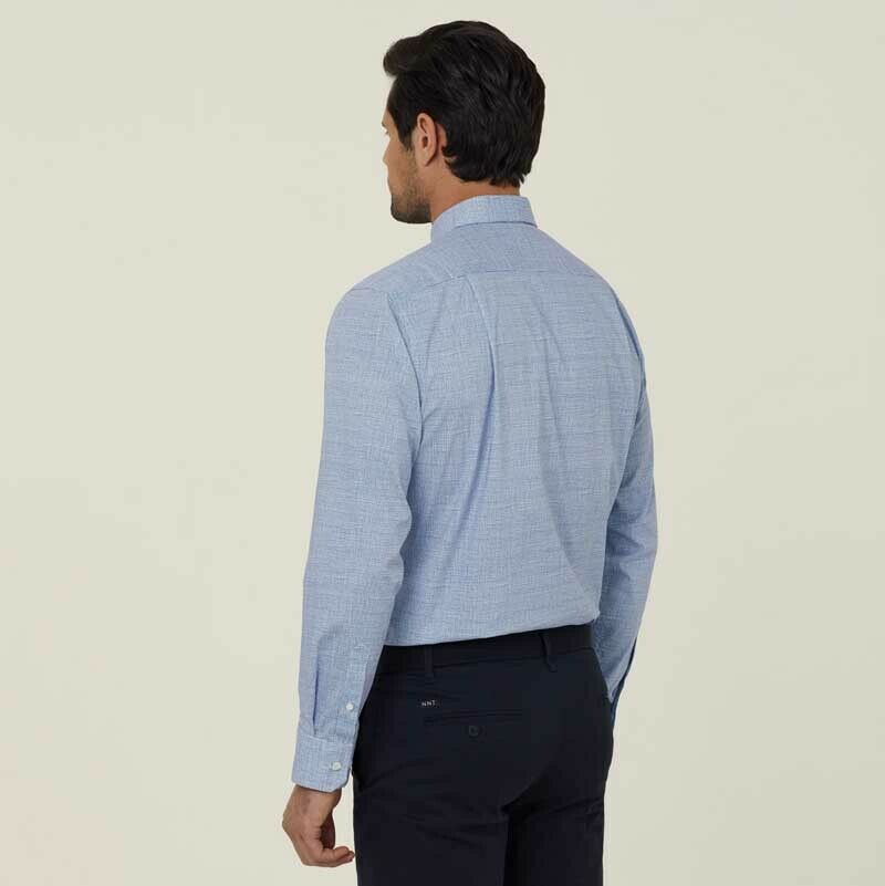 NNT Mens Avignon Abstract Stripe Long Sleeve Shirt Casual Fit Business CATJDC-Collins Clothing Co