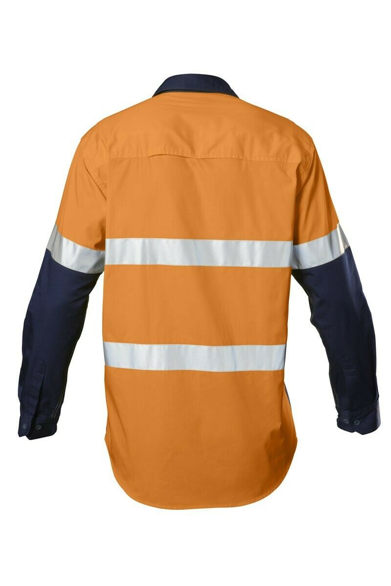 Hard Yakka Koolgear Hi-Vis Safety Summer Cool Long Sleeve Work Shirt Y07978