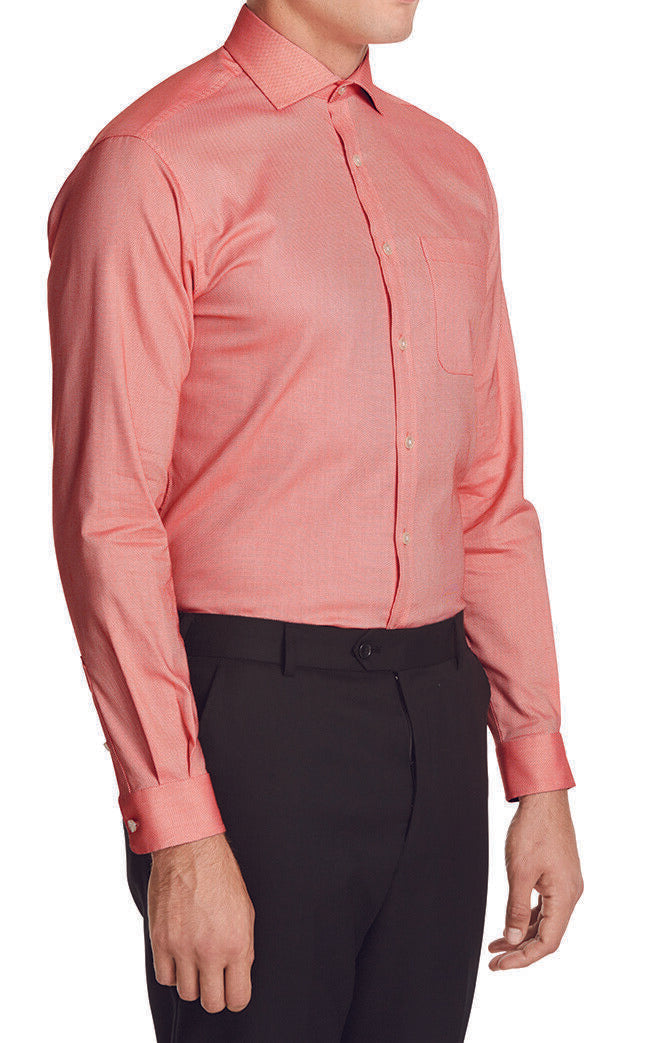 NNT Mens Long Sleeve Honeycomb Cutaway Collar Classic Shirt Business CATJ2S-Collins Clothing Co