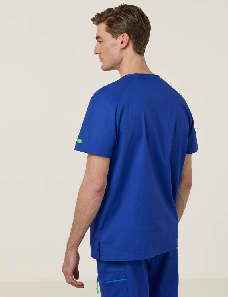 NNT Uniform Mens Next Gen Anti Bacterial Carl Scrub Top V-neck Nurse Work CATRFV-Collins Clothing Co