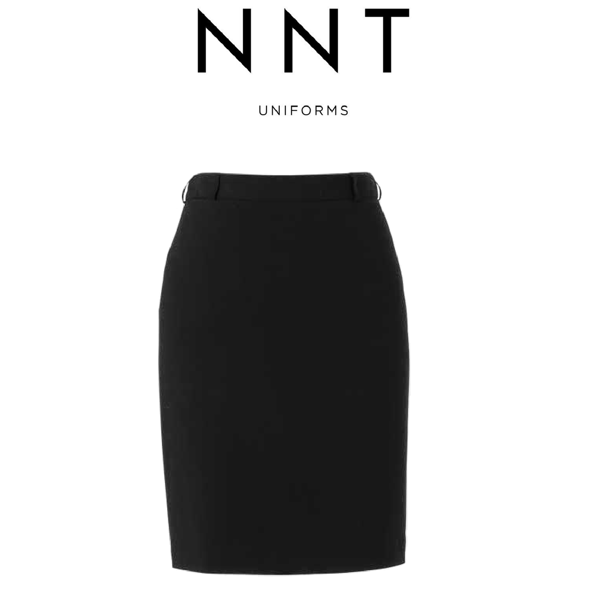 NNT Womens Business Stretch Twill Mid Length Pencil Skirt Formal Contour CAT29W