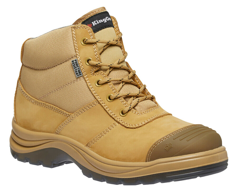 KingGee Mens Tradie Puncture Resistant Work Safety Toe Boots Breathable K27125-Collins Clothing Co