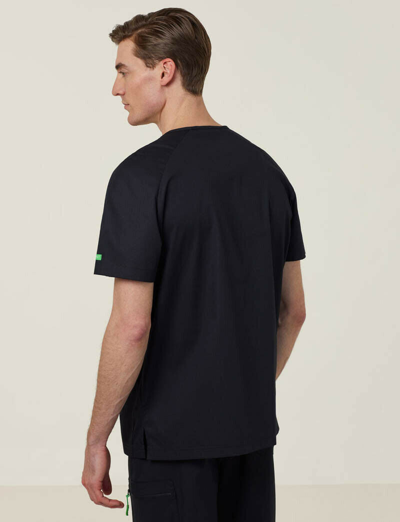 NNT Uniform Mens Next Gen Anti Bacterial Carl Scrub Top V-neck Nurse Work CATRFV-Collins Clothing Co