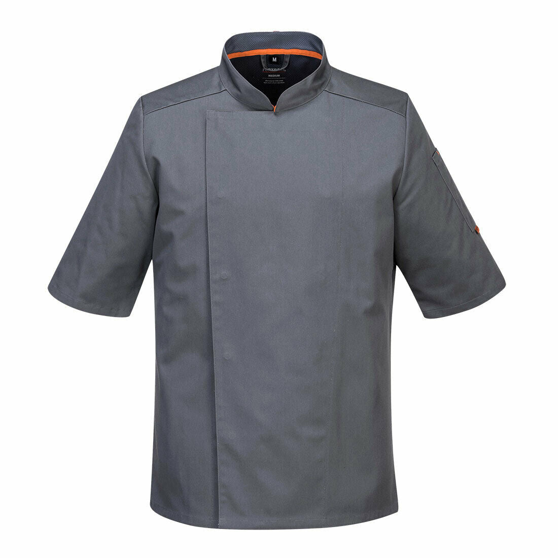 Portwest Mens MeshAir Pro Chefs Jacket S/S Slim Fit Apron Durable Comfy C738-Collins Clothing Co