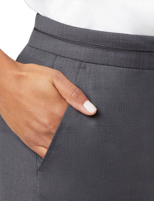 NNT Womens Sharkskin Slim Formal Pant Regular Length Business Pants CAT3N4-Collins Clothing Co