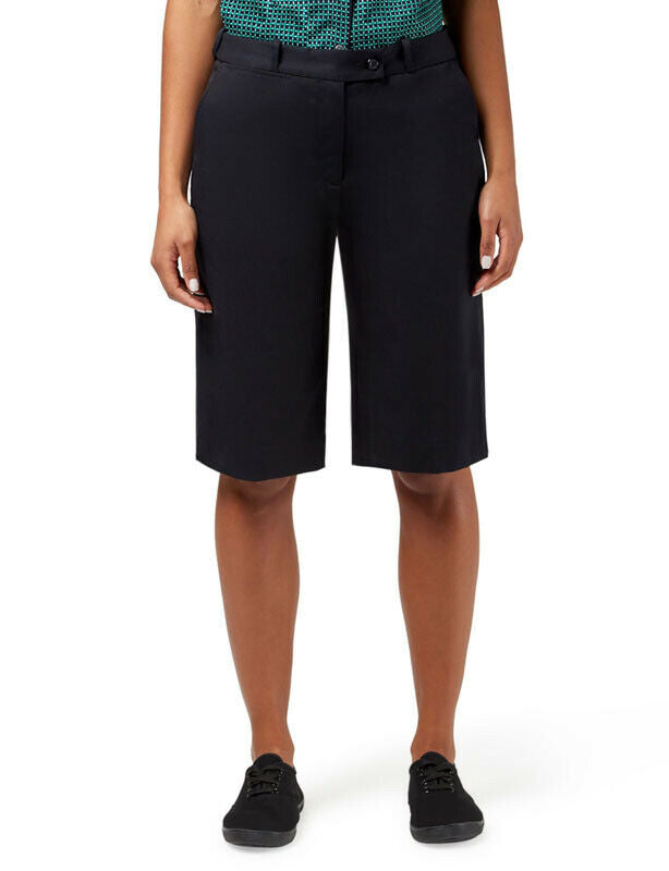 NNT Women P/V Gaberdine Secret Waist Shorts Elastic Waistband Short CAT3AN-Collins Clothing Co