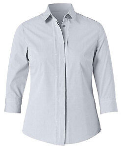 NNT Mens Gingham 3/4 Sleeve Tuck Collared Business Button Shirt CAT4L8-Collins Clothing Co