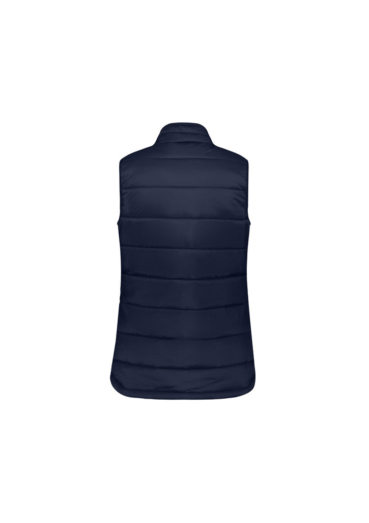 Tumby Bay Blues Alpine Ladies Puffer Vest Logo Embroidered Navy J211L-Collins Clothing Co