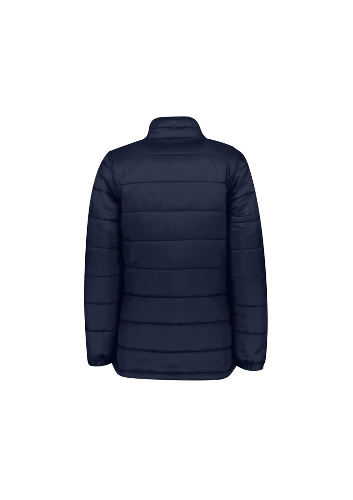 Tumby Bay Blues Alpine Ladies Puffer Jacket Logo Embroidered Navy J212L-Collins Clothing Co
