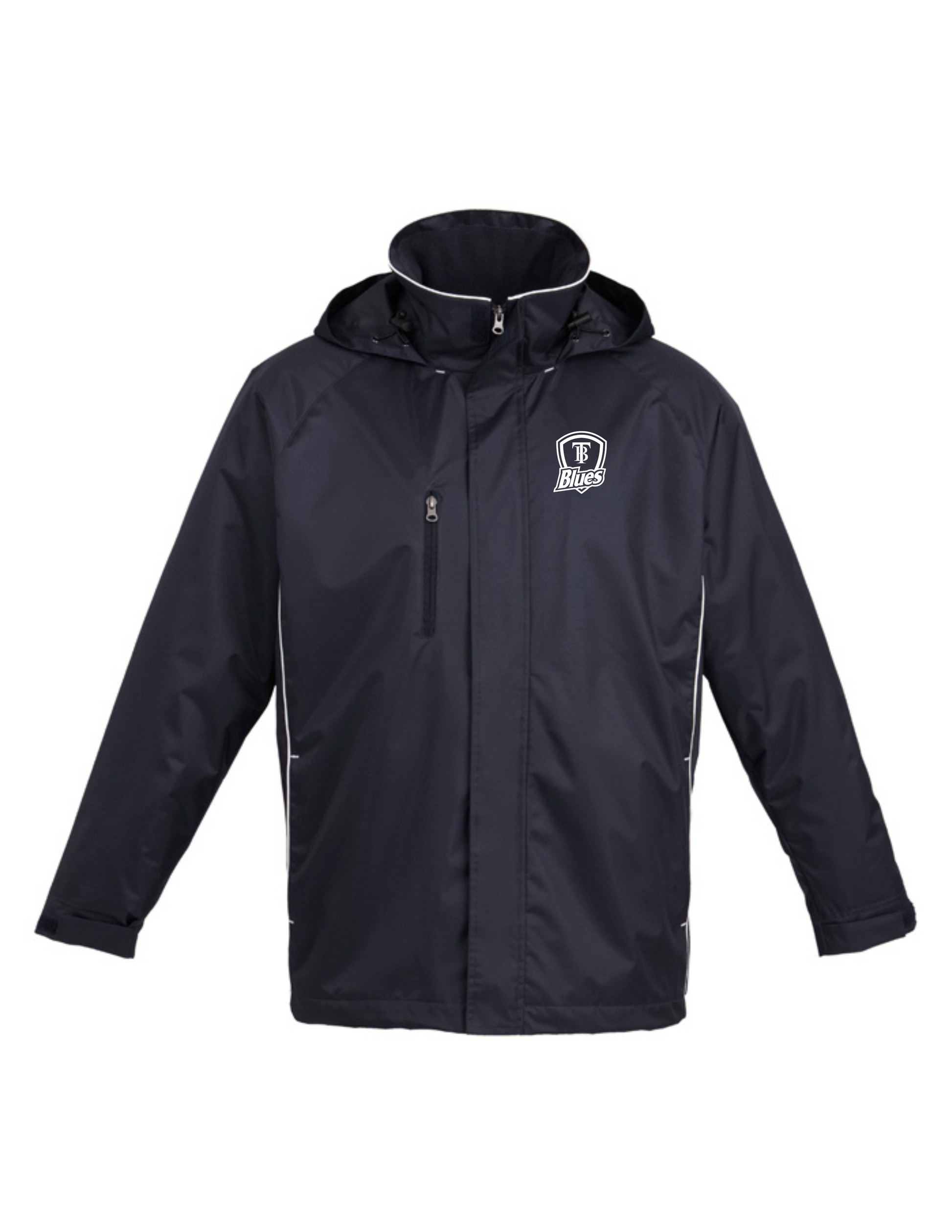 Tumby Bay Blues Unisex Fleece Lined Jacket Logo Embroidered Navy J236ML-Collins Clothing Co