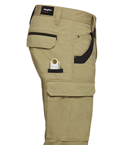 KingGee Mens Tradies Stretch Cargo Pants Durable Cotton Tough Safety Work K69860-Collins Clothing Co