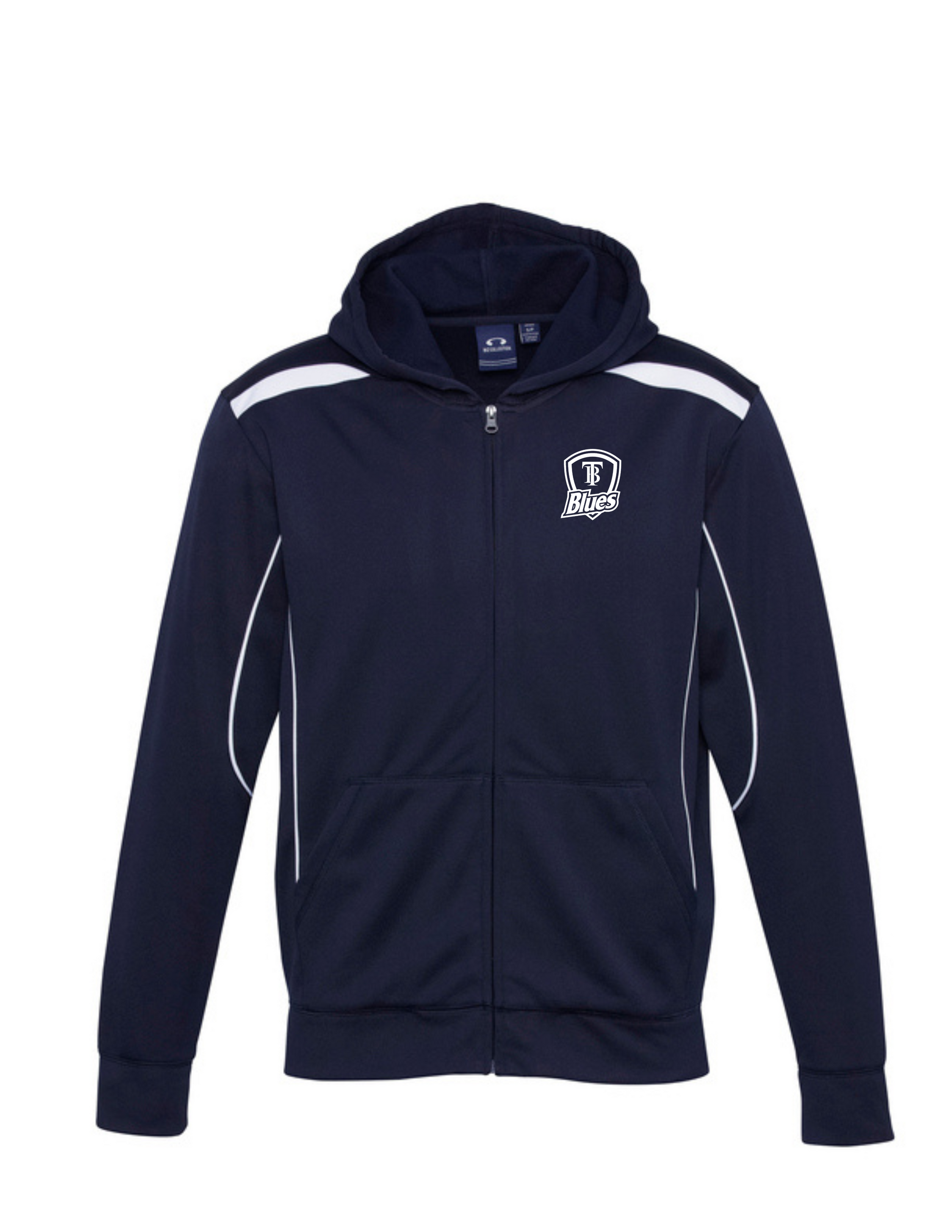 Tumby Bay Blues Kids United Hoodie Logo Embroidered Navy SW310K-Collins Clothing Co