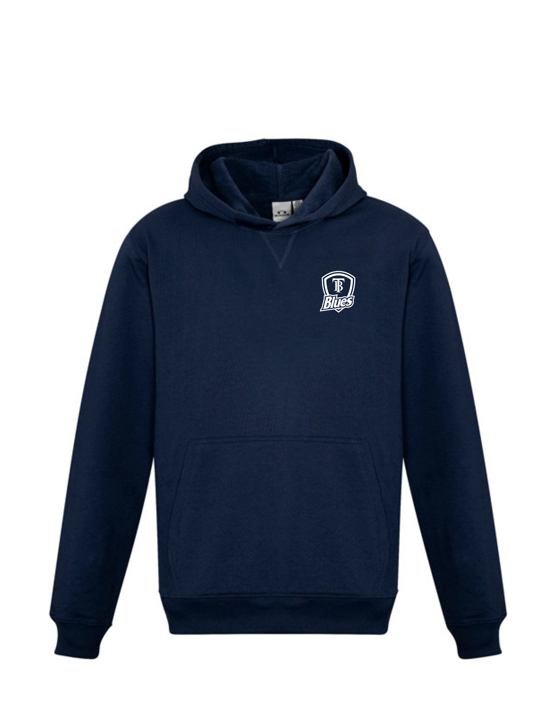 Tumby Bay Blues Kids Crew Hoodie Logo Embroidered Navy SW760K-Collins Clothing Co
