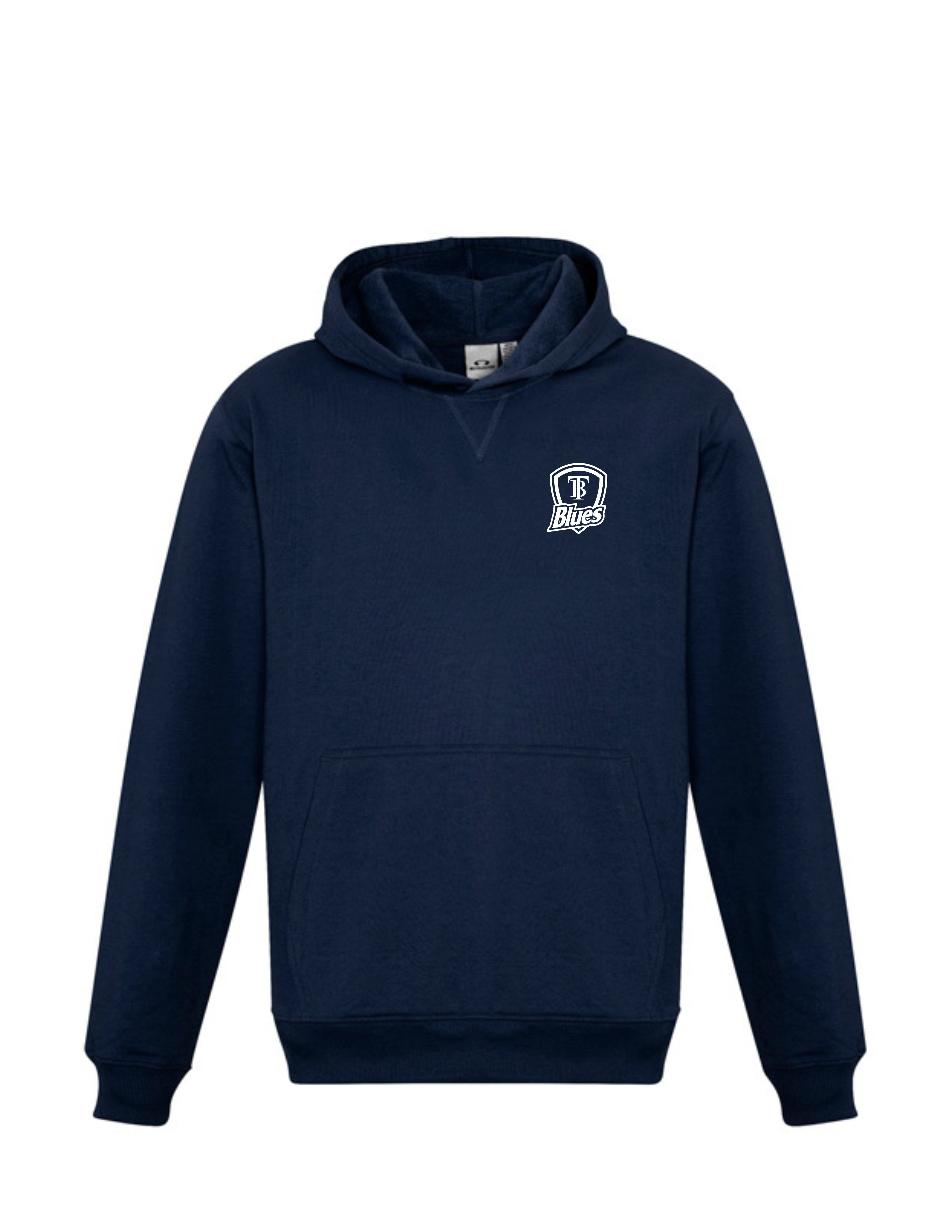 Tumby Bay Blues Kids Crew Hoodie Logo Embroidered Navy SW760K-Collins Clothing Co