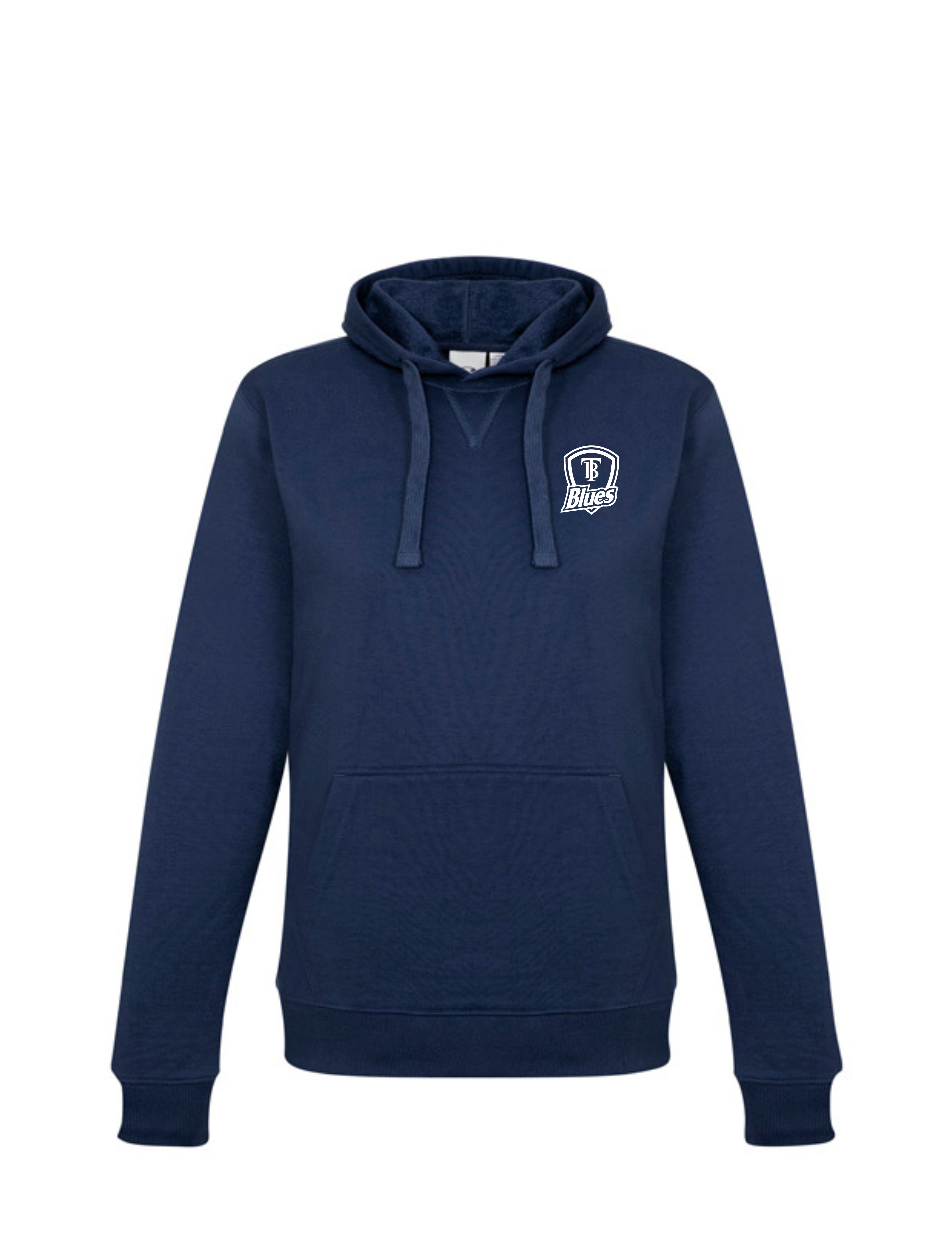Tumby Bay Blues Ladies Crew Hoodie Logo Embroidered Navy SW760L-Collins Clothing Co