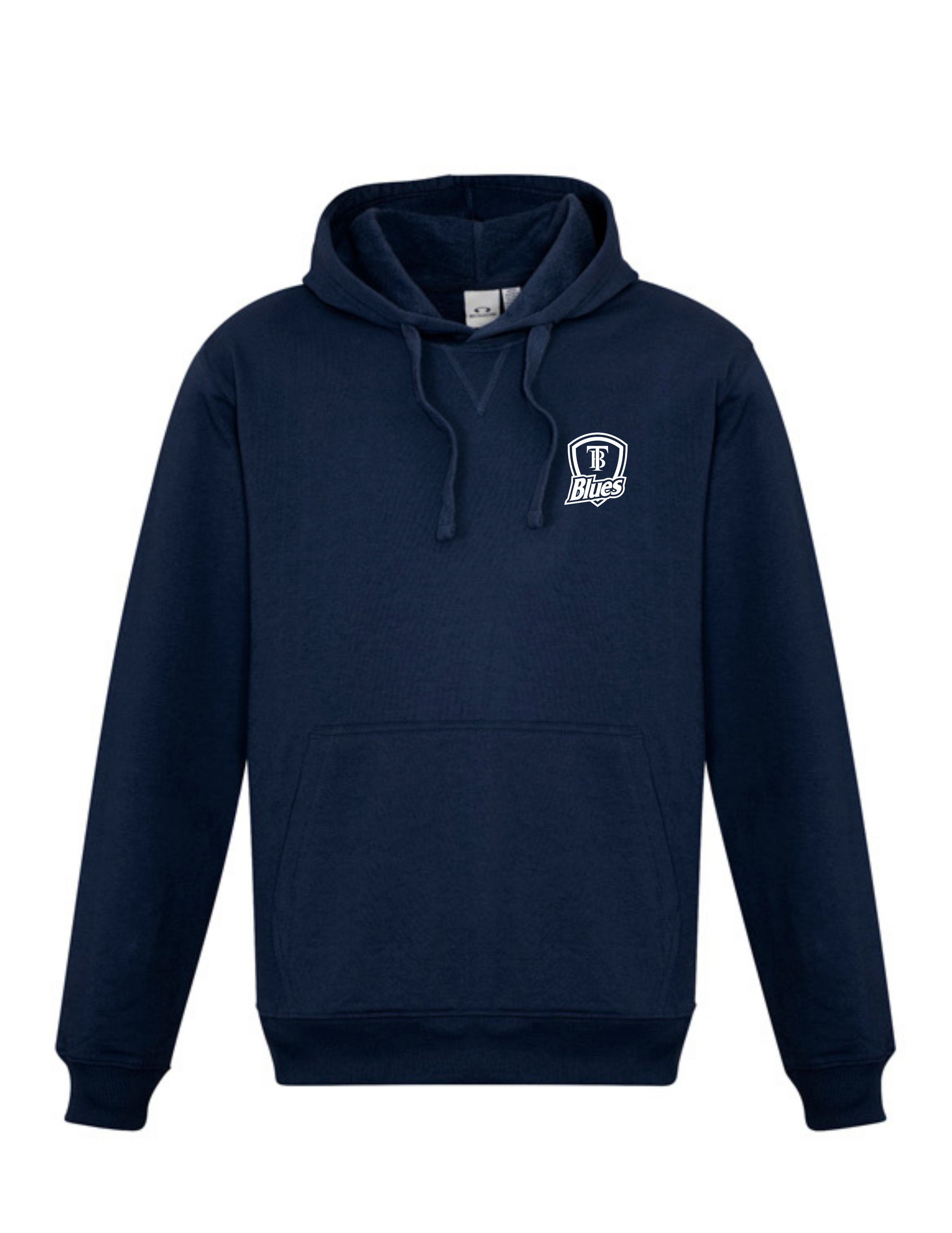 Tumby Bay Blues Mens Crew Hoodie Logo Embroidered Navy SW760M-Collins Clothing Co