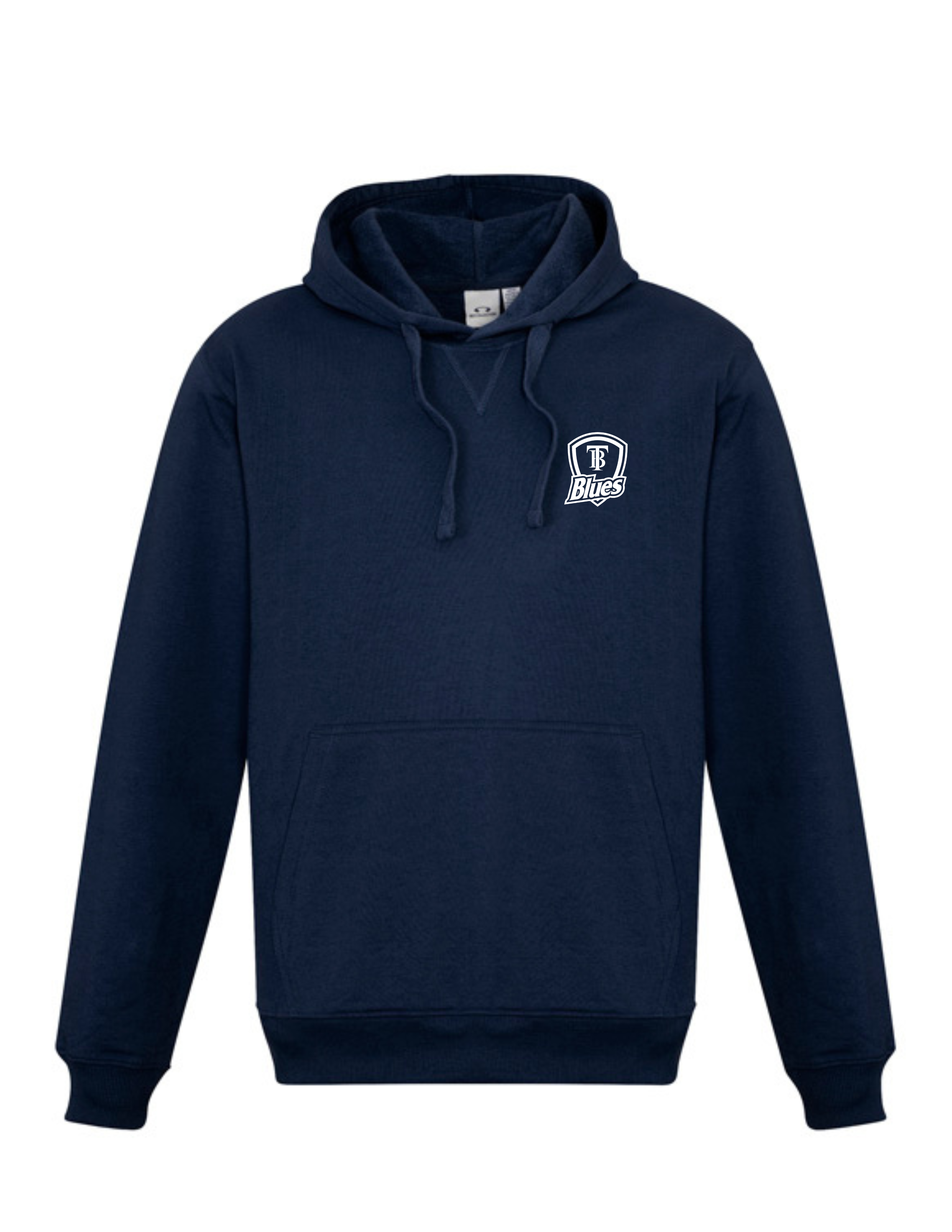 Tumby Bay Blues Mens Crew Hoodie Logo Embroidered Navy SW760M-Collins Clothing Co