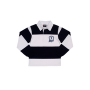 Tumby Bay Kids Rugby Fleece Logo Embroidered Navy/White P100KS-Collins Clothing Co