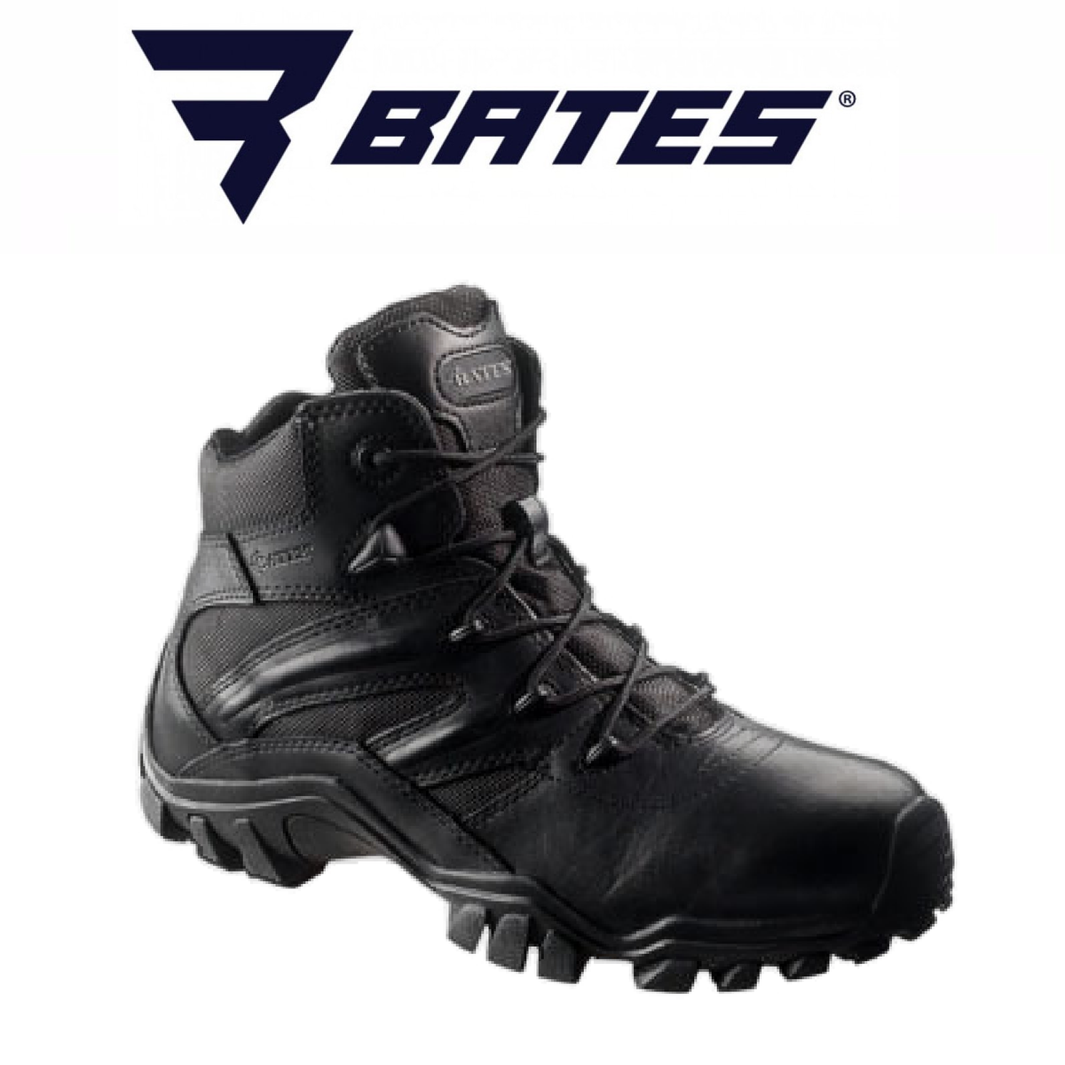 Bates Womens Delta 6 Side Zip Boots Soft Toe Durable Leather Work Safety E72013