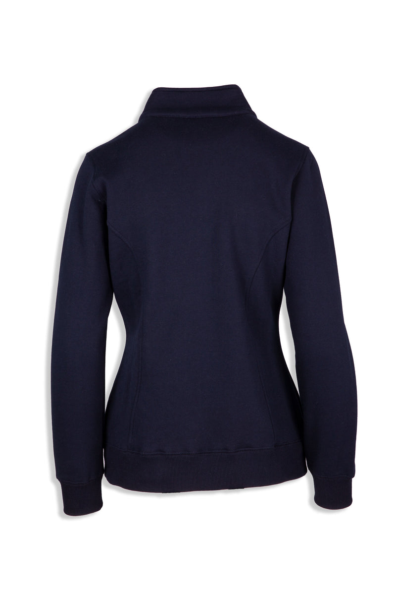 Tumby Bay Blues Ladies' Enterprise Half Zip Fleece Logo Embroidered Navy F365LD-Collins Clothing Co