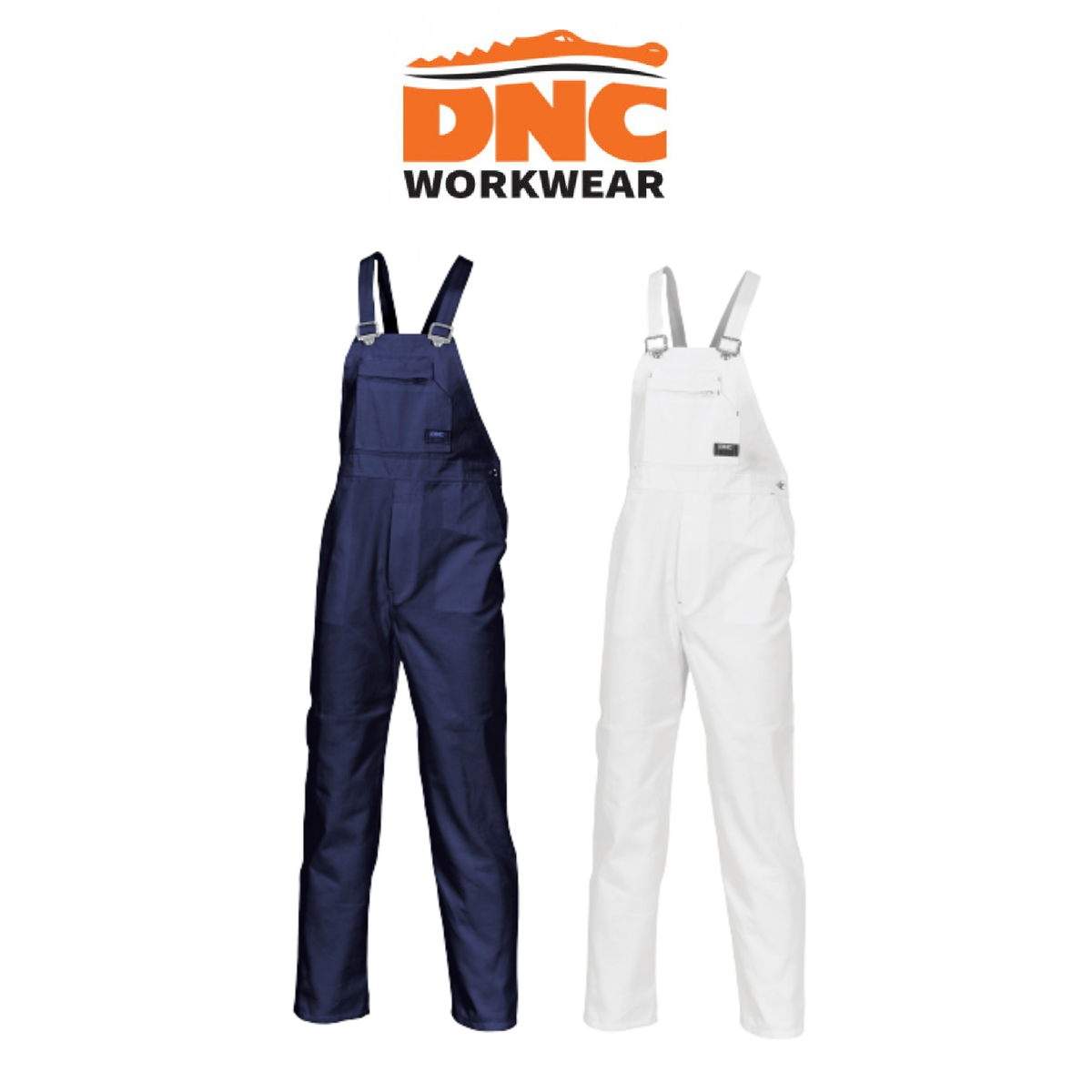 DNC Workwear Mens Cotton Drill Bib And Brace Overall Comfortable  Work 3111