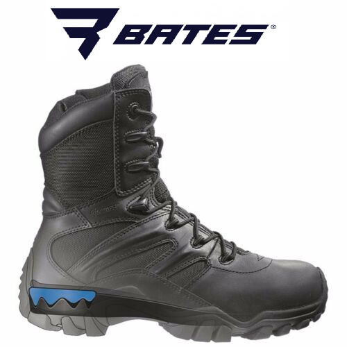 Mens Bates Tactical Delta Zip Lace 8" Boots Army Defence Leather Tough E72010